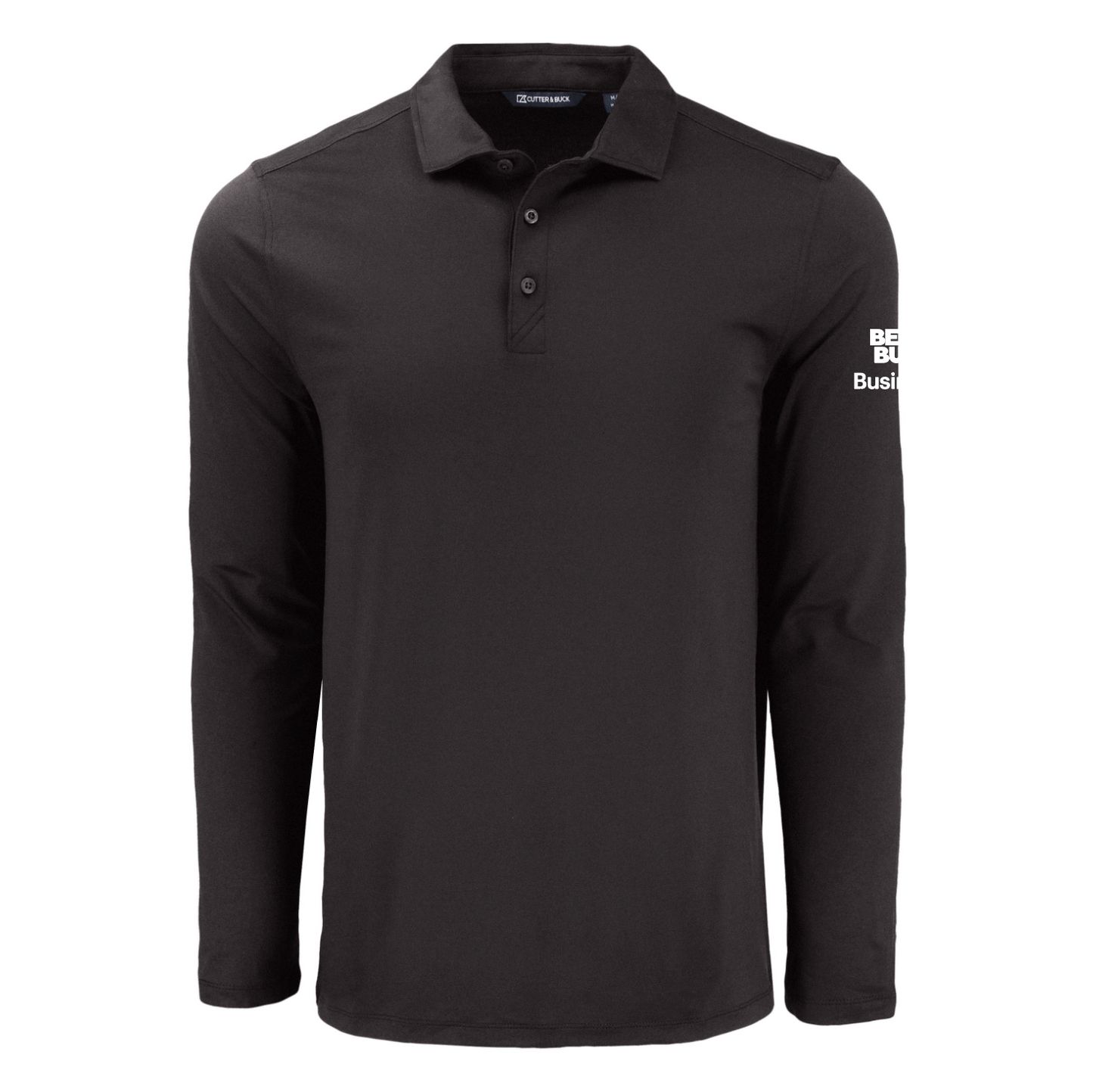 Polo à manches longues pour homme Cutter & Buck Coastline Epic Comfort en tissu recyclé