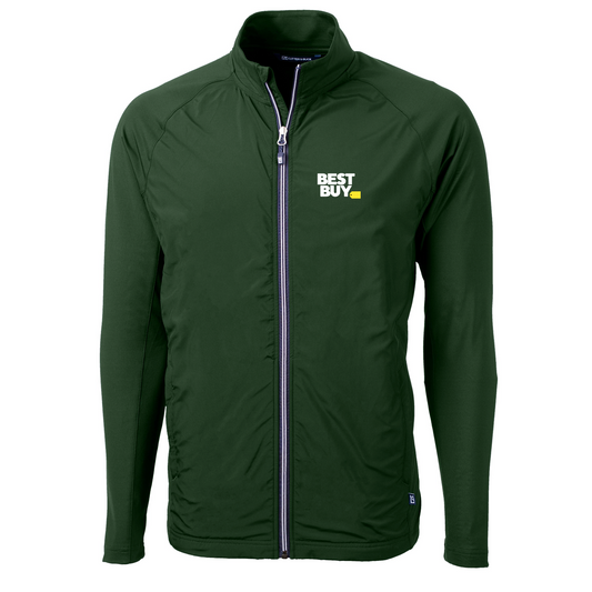 Veste zippée intégrale pour homme Cutter & Buck Adapt Eco Knit Hybrid Recycled