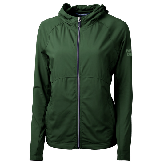 Veste zippée intégrale Cutter & Buck Adapt Eco Knit Hybrid Recycled pour femme