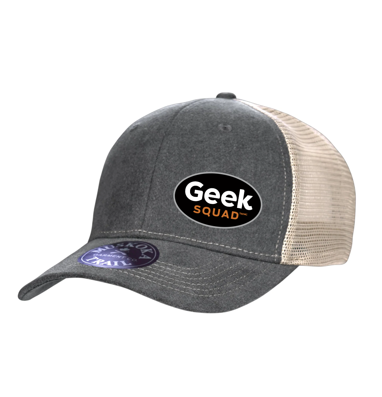 Black/Khaki - Geek Squad - Full Color - Side