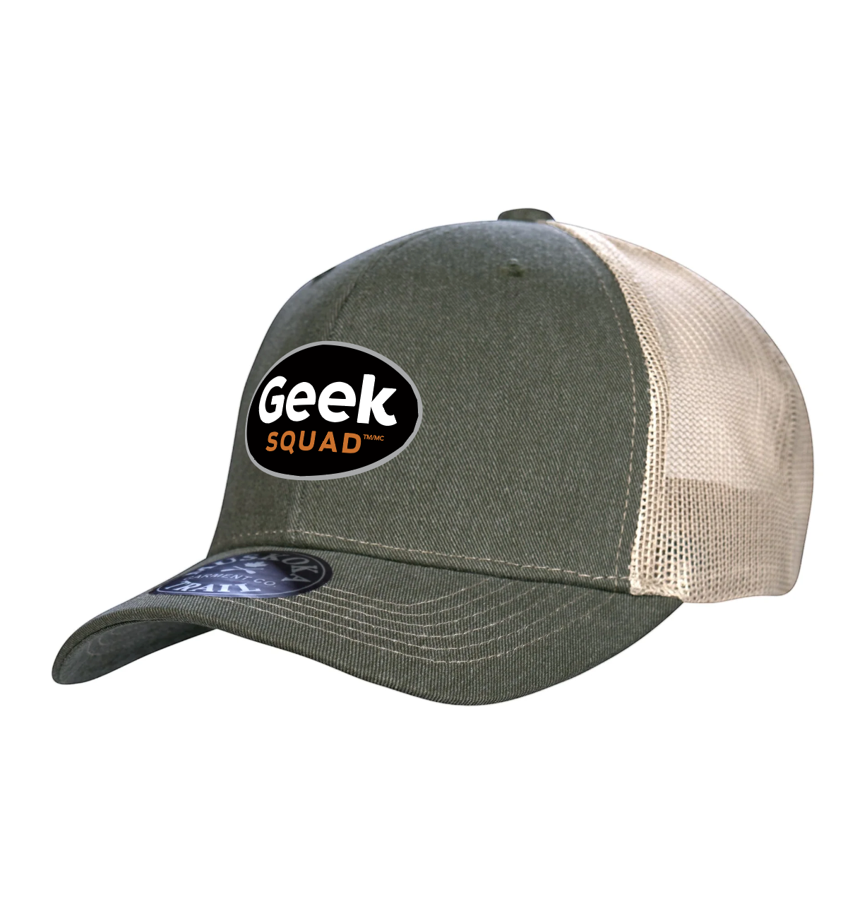 Sage Green/Khaki - Geek Squad - Full Color - Center