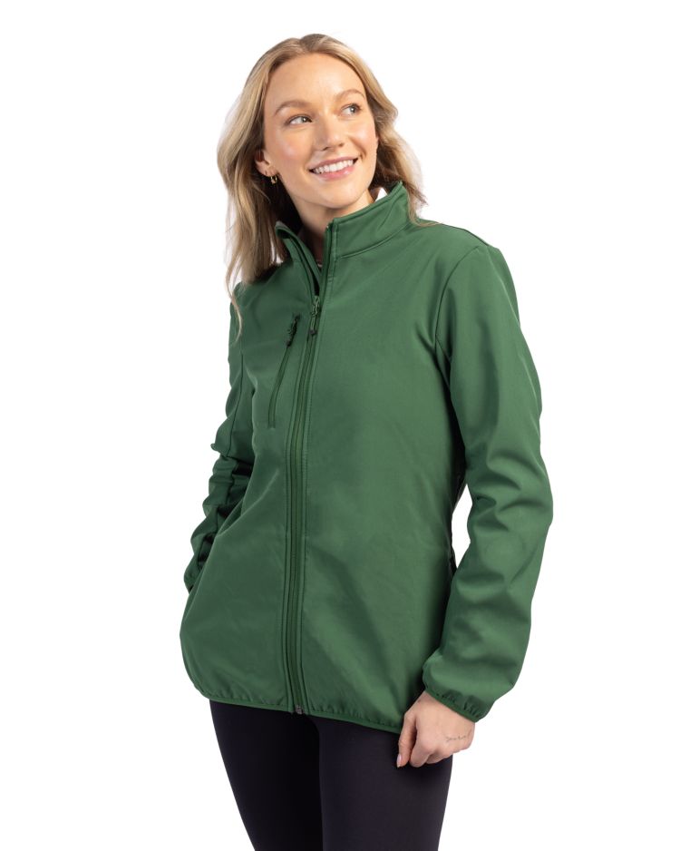 Clique Trail Recycled Stretch Softshell Womens Full Zip Jacket