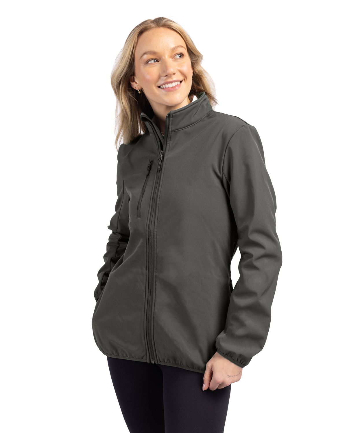 Clique Trail Recycled Stretch Softshell Womens Full Zip Jacket
