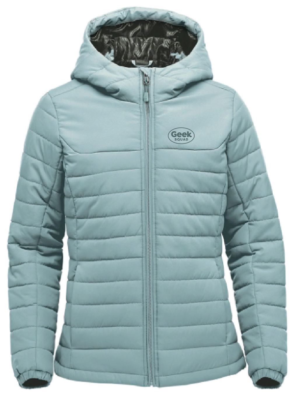 Sweat à capuche matelassé Nautilus pour femme