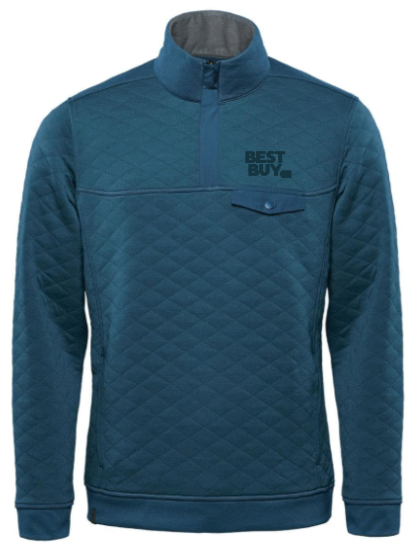 Pull thermique Montebello pour homme, fermeture éclair 1/4