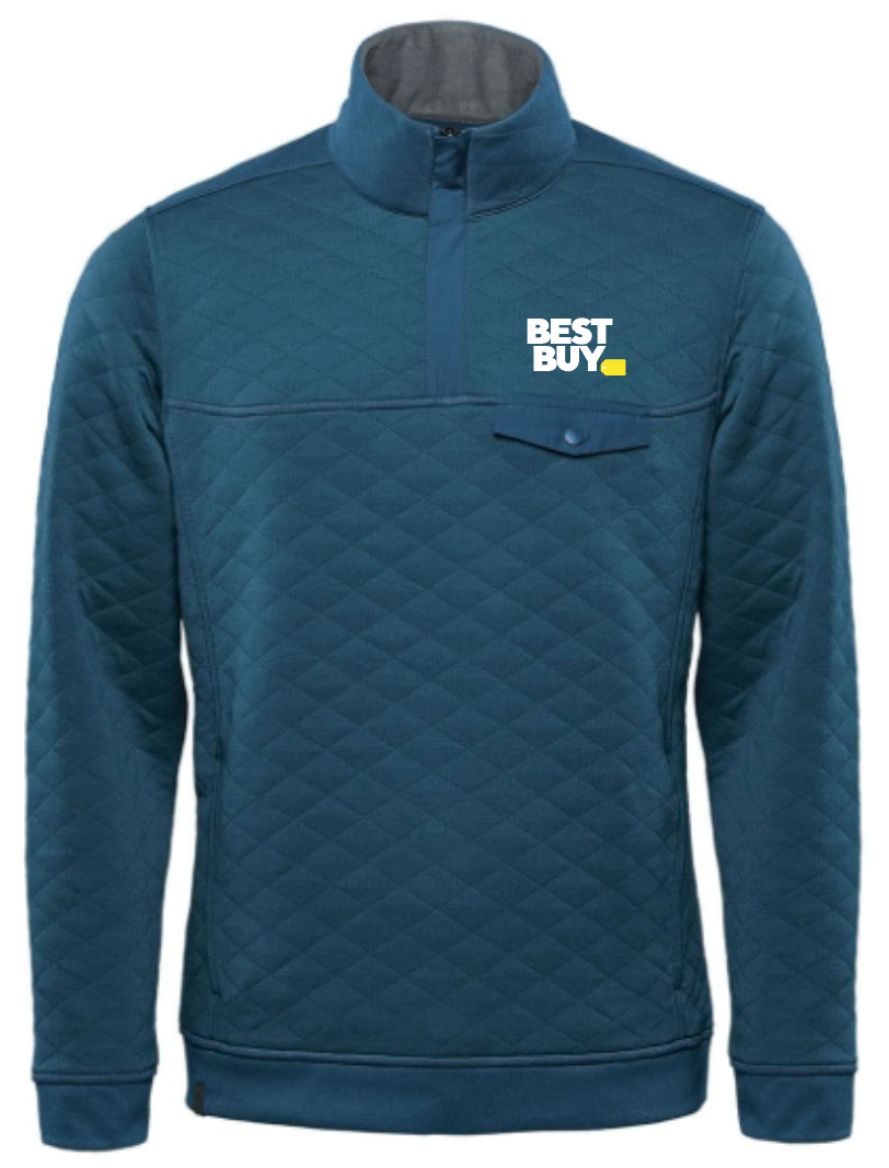 Pull thermique Montebello pour homme, fermeture éclair 1/4