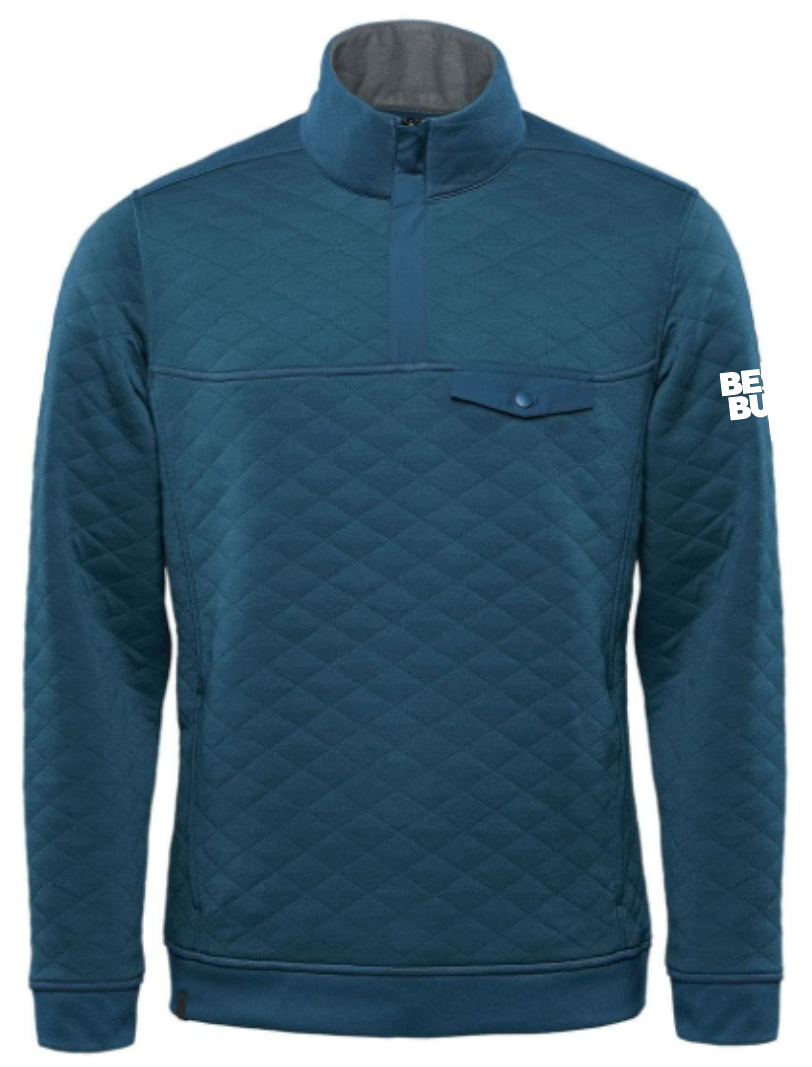 Pull thermique Montebello pour homme, fermeture éclair 1/4