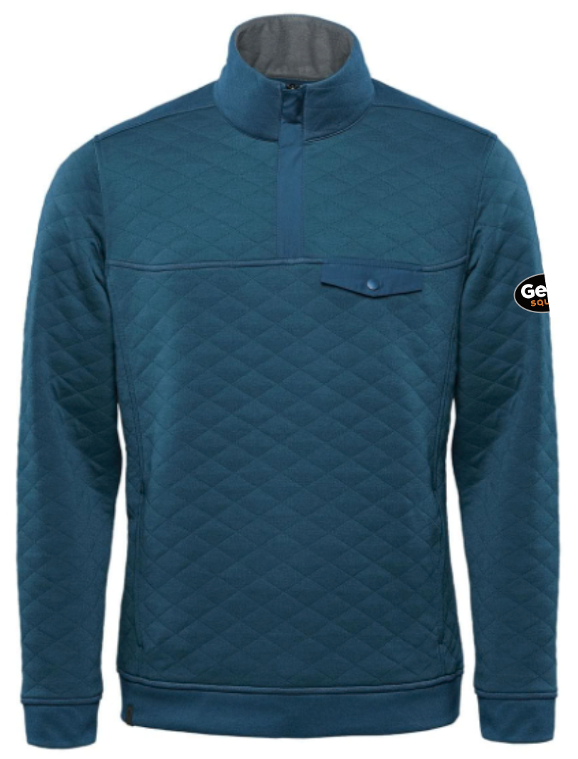 Pull thermique Montebello pour homme, fermeture éclair 1/4