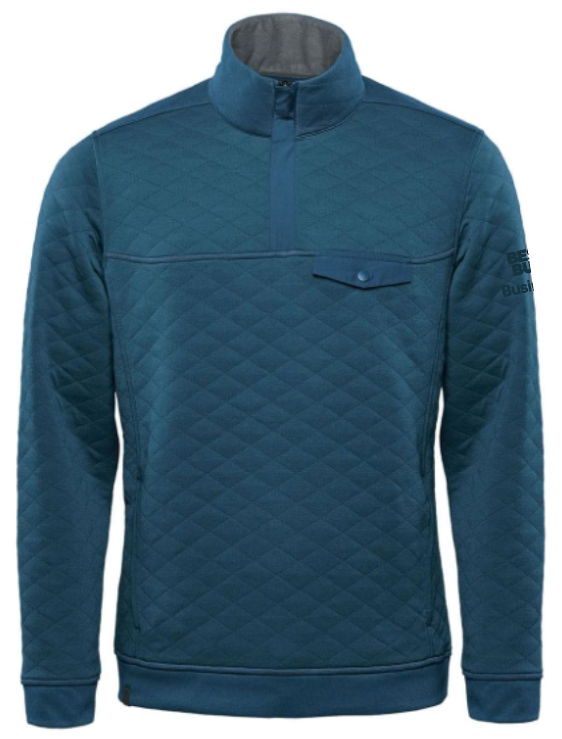 Pull thermique Montebello pour homme, fermeture éclair 1/4