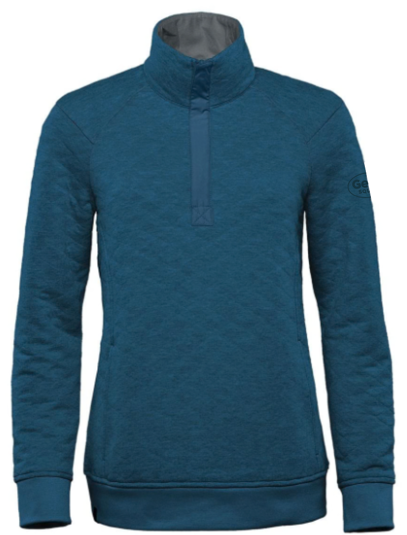 Pull thermique Montebello pour femme, fermeture éclair 1/4