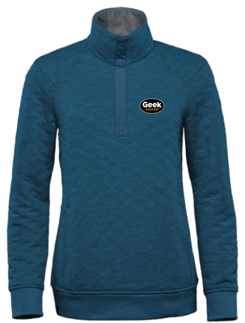 Pull thermique Montebello pour femme, fermeture éclair 1/4