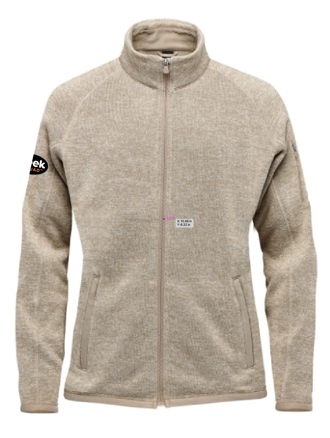 Veste polaire zippée intégrale Avalante pour femme