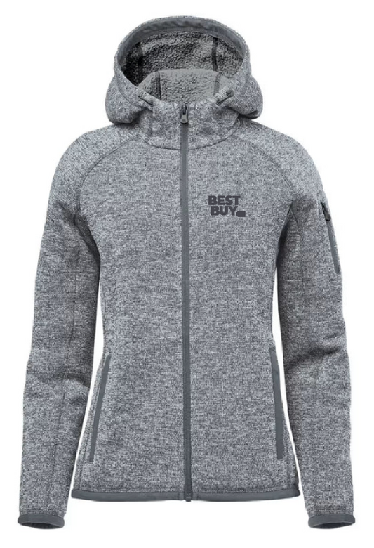 Sweat à capuche zippé en polaire Avalante pour femme