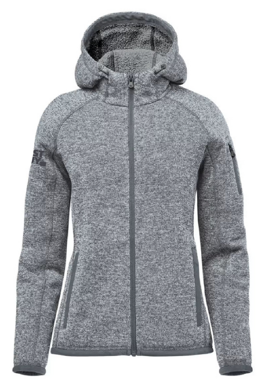 Sweat à capuche zippé en polaire Avalante pour femme
