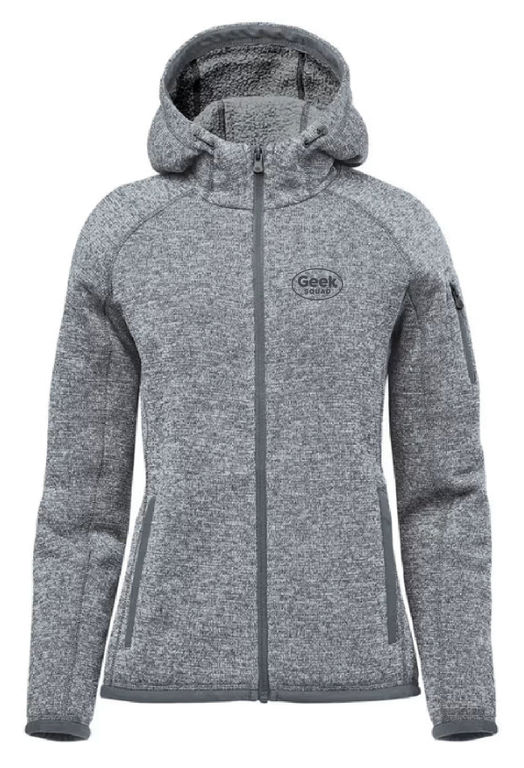 Sweat à capuche zippé en polaire Avalante pour femme