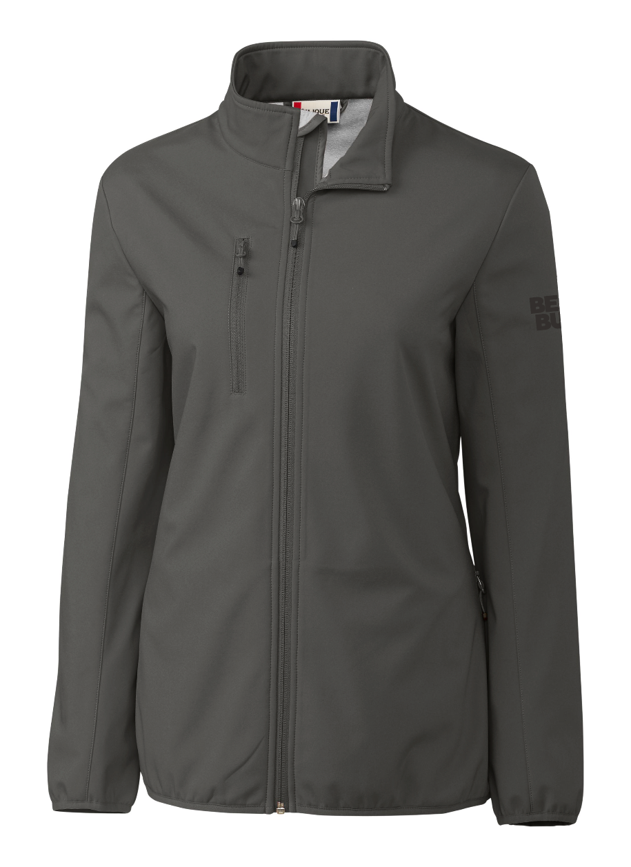 Veste Softshell Eco Stretch Clique Trail à fermeture éclair intégrale pour femme