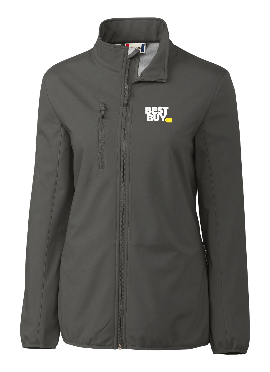 Veste Softshell Eco Stretch Clique Trail à fermeture éclair intégrale pour femme