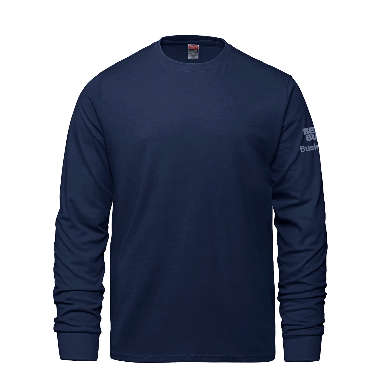 Breeze - T-shirt à manches longues et col rond pour adulte en coton peigné filé à l'anneau