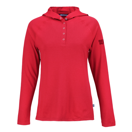 Chemise à capuche recyclée Cutter & Buck Coastline Epic Comfort pour femme