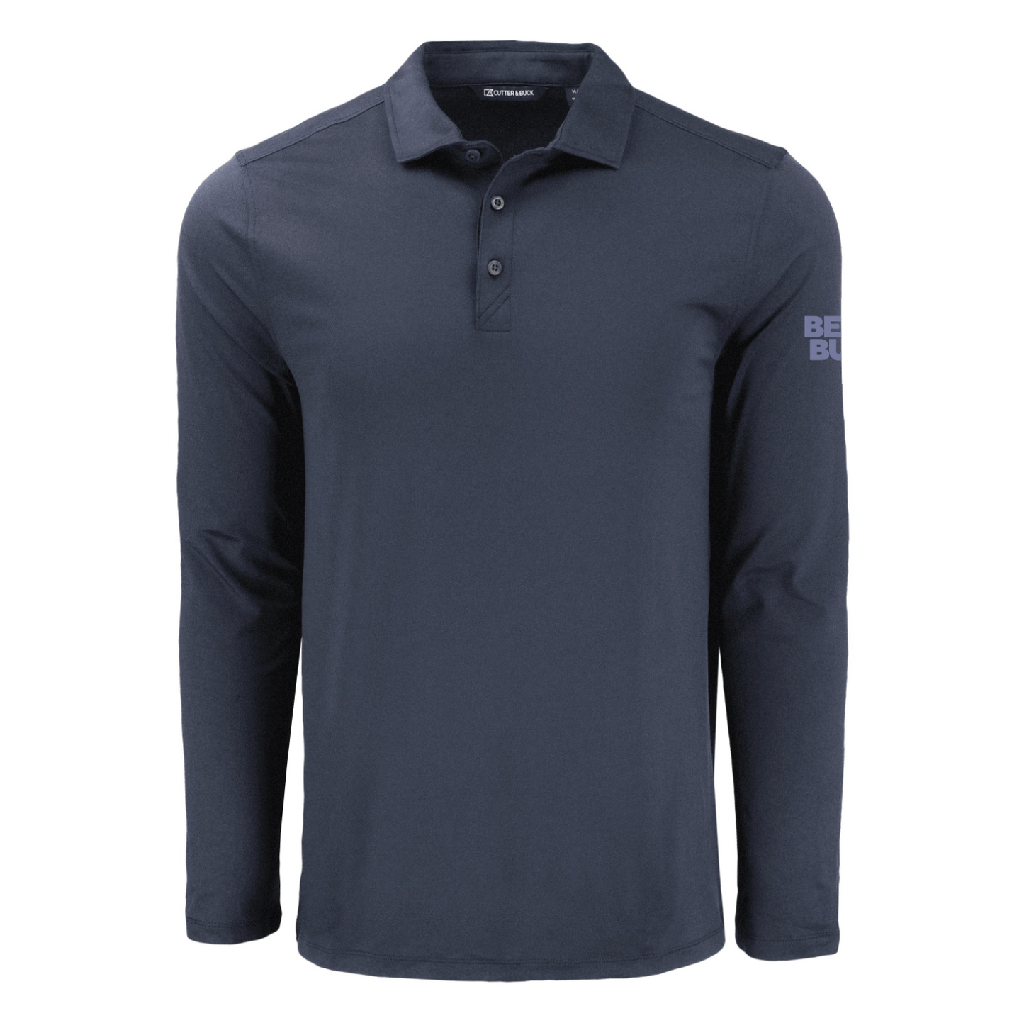 Polo à manches longues pour homme Cutter & Buck Coastline Epic Comfort en tissu recyclé