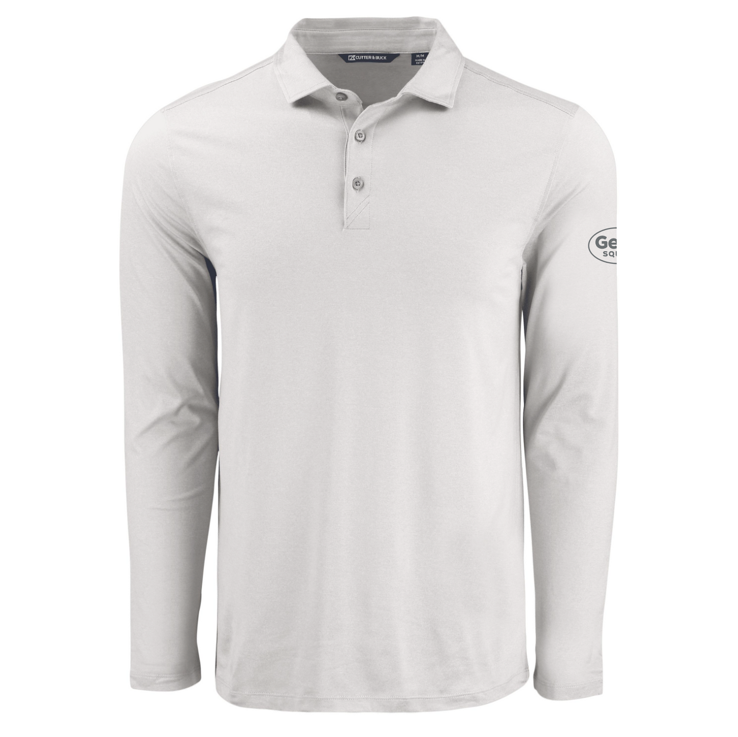 Polo à manches longues pour homme Cutter & Buck Coastline Epic Comfort en tissu recyclé