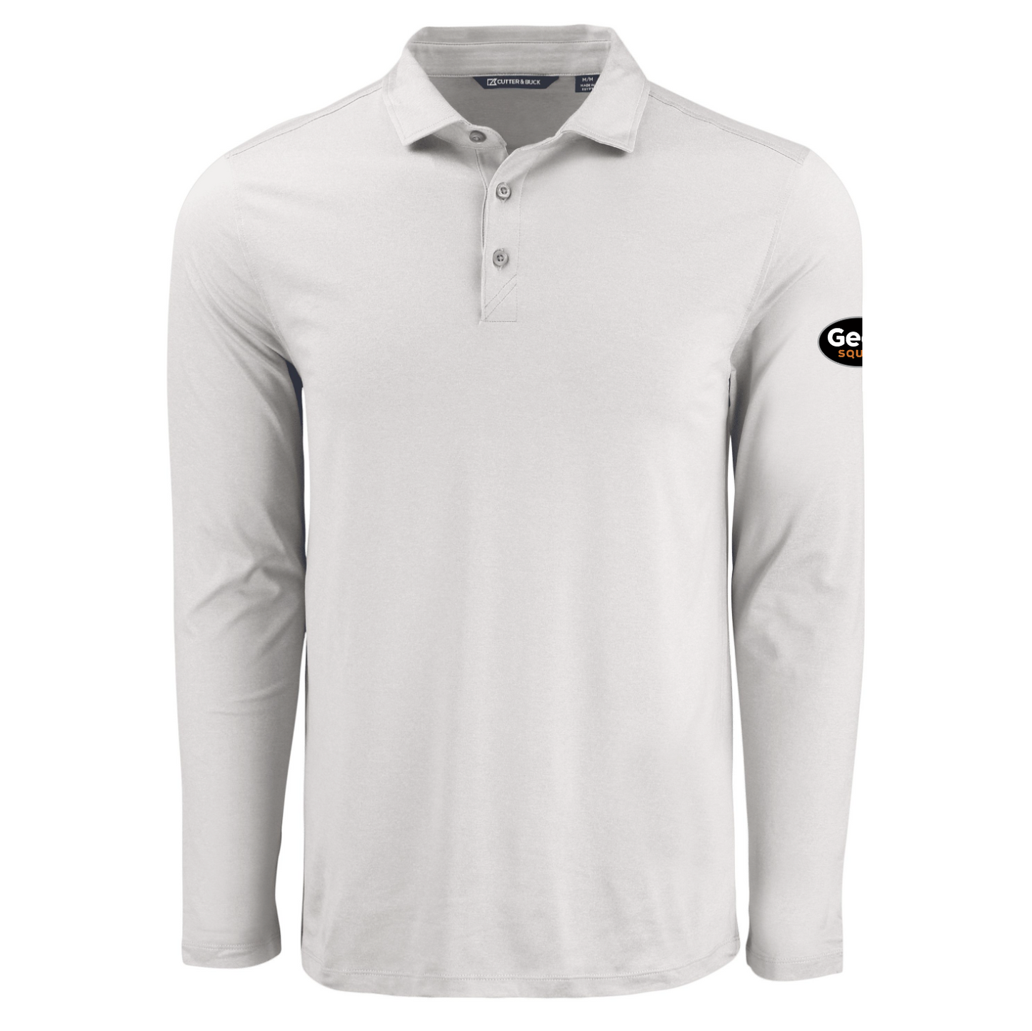 Polo à manches longues pour homme Cutter & Buck Coastline Epic Comfort en tissu recyclé