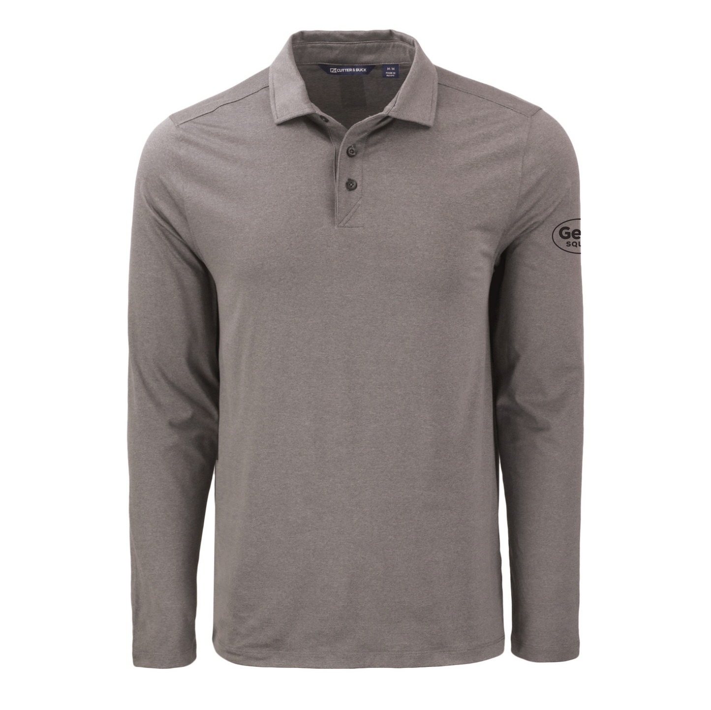 Polo à manches longues pour homme Cutter & Buck Coastline Epic Comfort en tissu recyclé