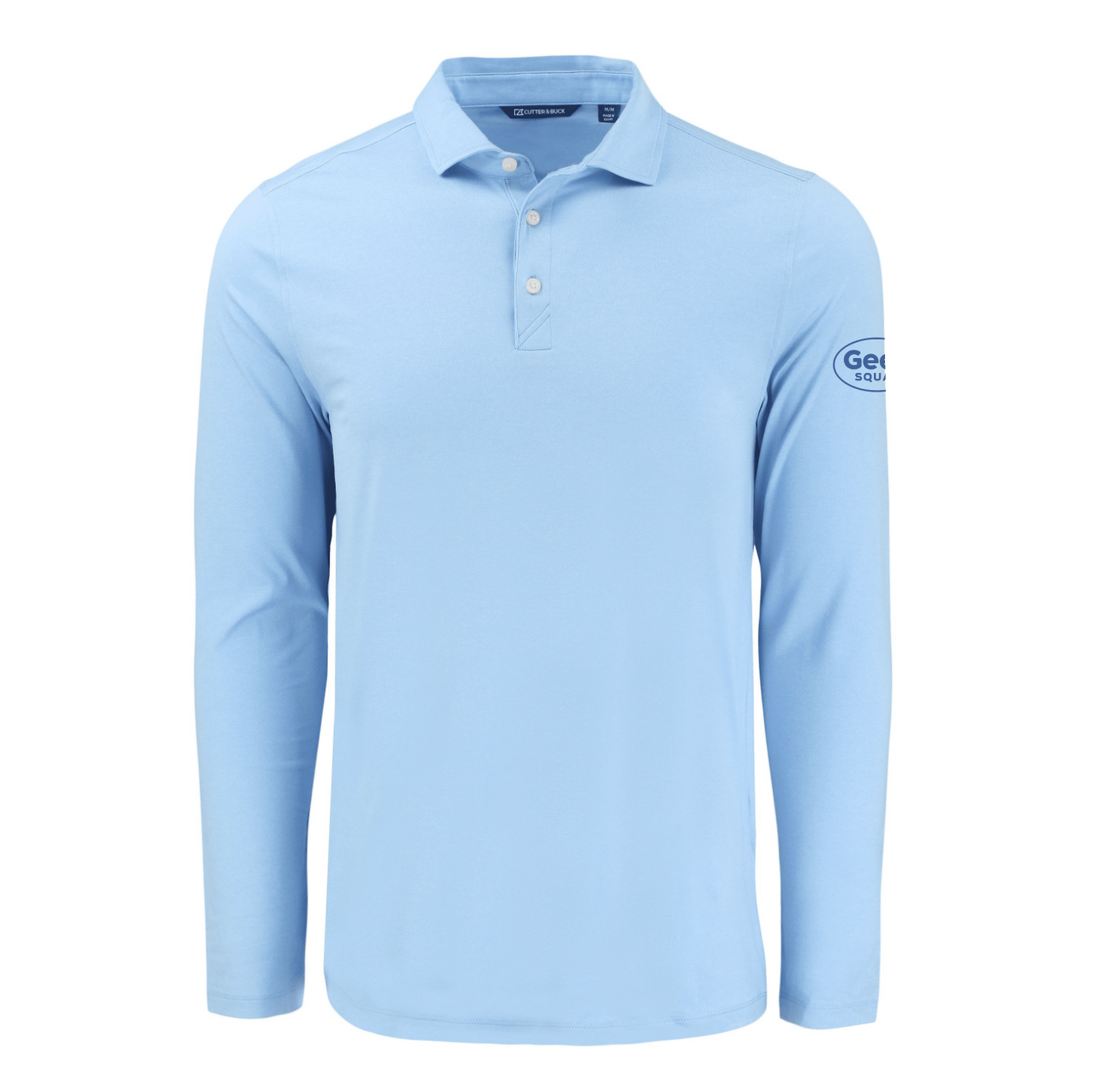 Polo à manches longues pour homme Cutter & Buck Coastline Epic Comfort en tissu recyclé