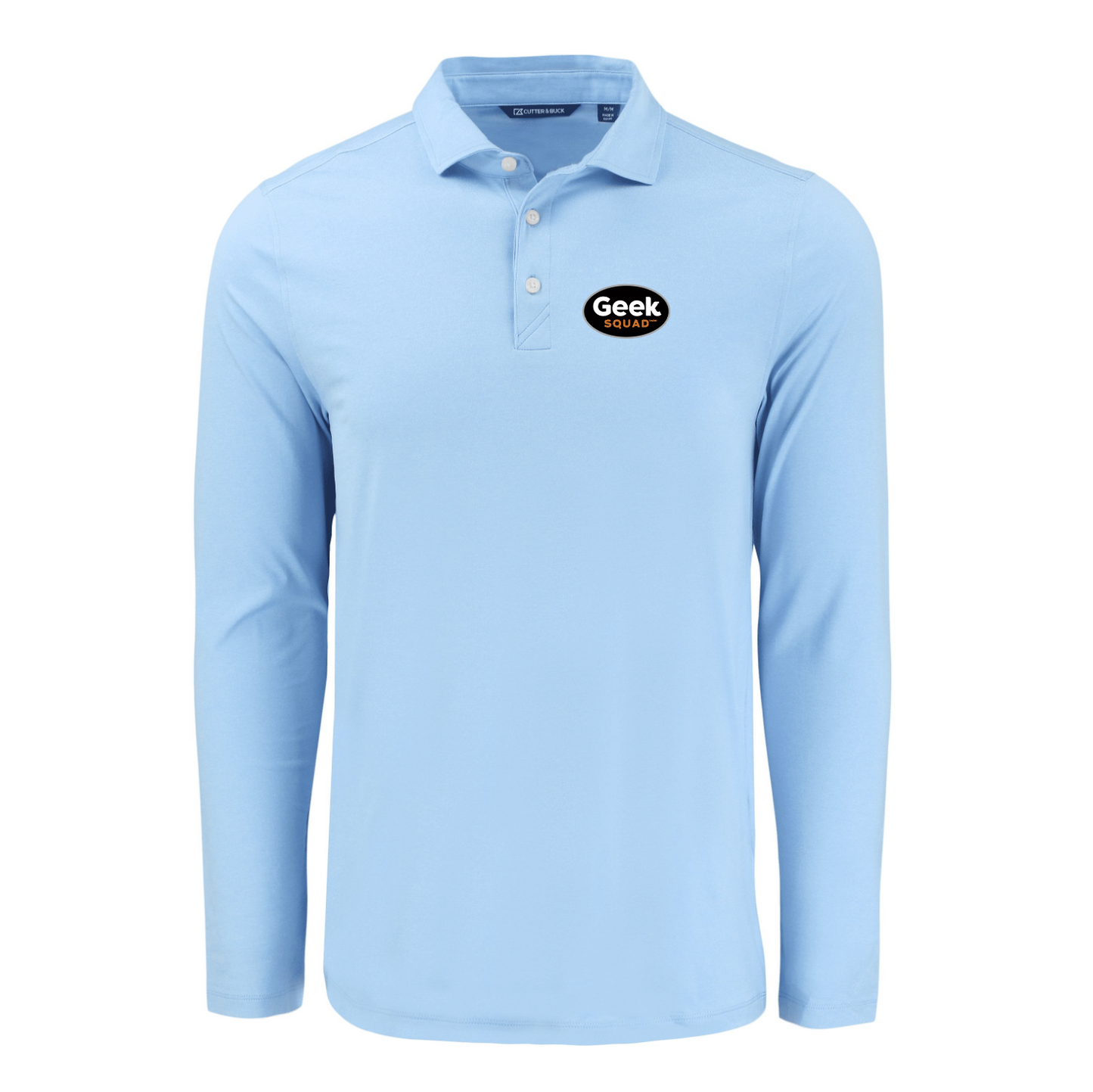 Polo à manches longues pour homme Cutter & Buck Coastline Epic Comfort en tissu recyclé