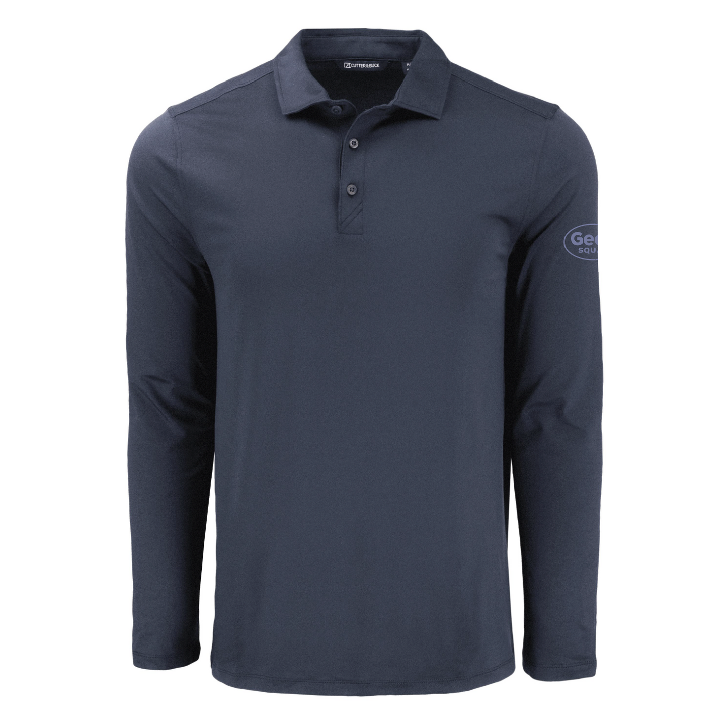 Polo à manches longues pour homme Cutter & Buck Coastline Epic Comfort en tissu recyclé