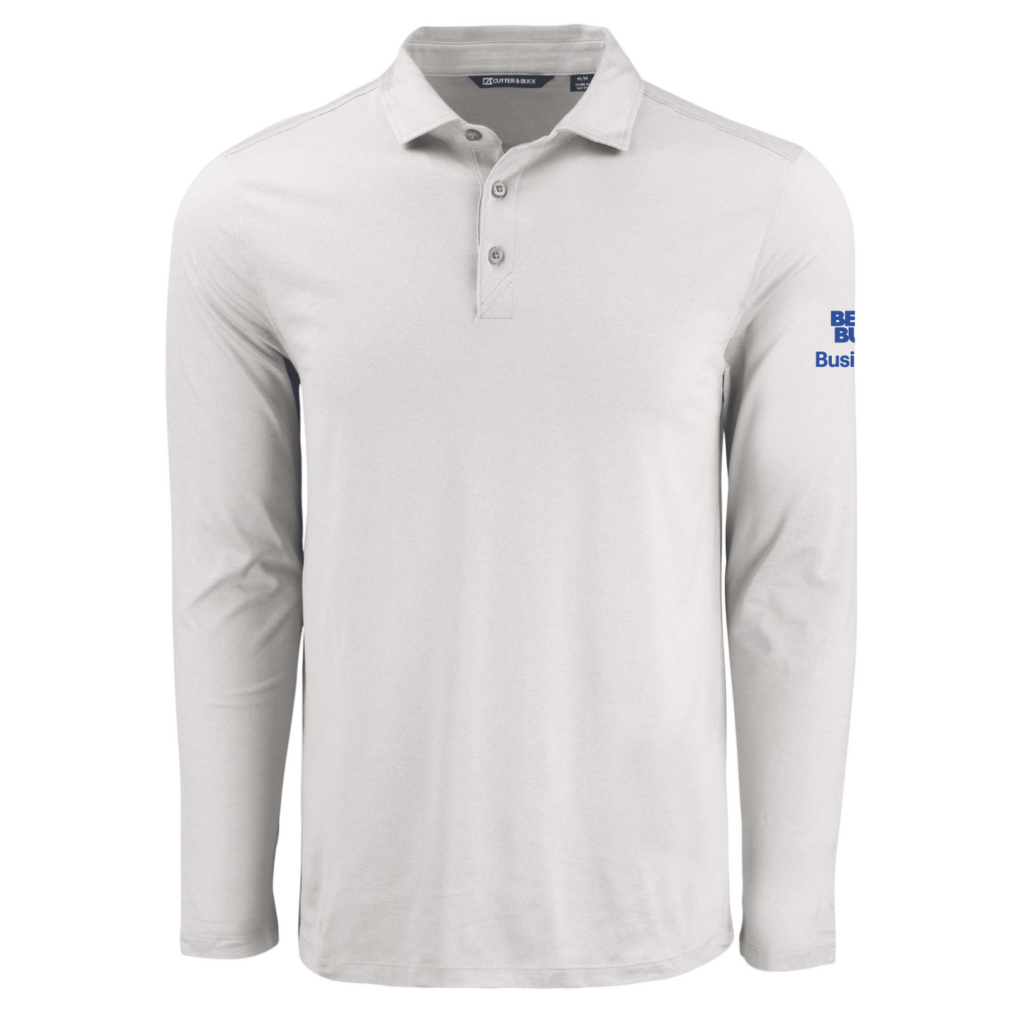 Polo à manches longues pour homme Cutter & Buck Coastline Epic Comfort en tissu recyclé