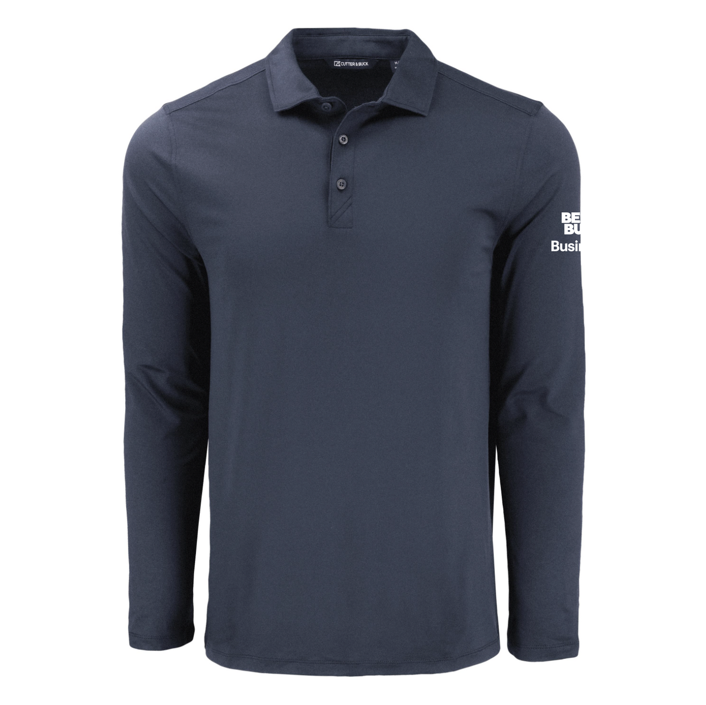 Polo à manches longues pour homme Cutter & Buck Coastline Epic Comfort en tissu recyclé