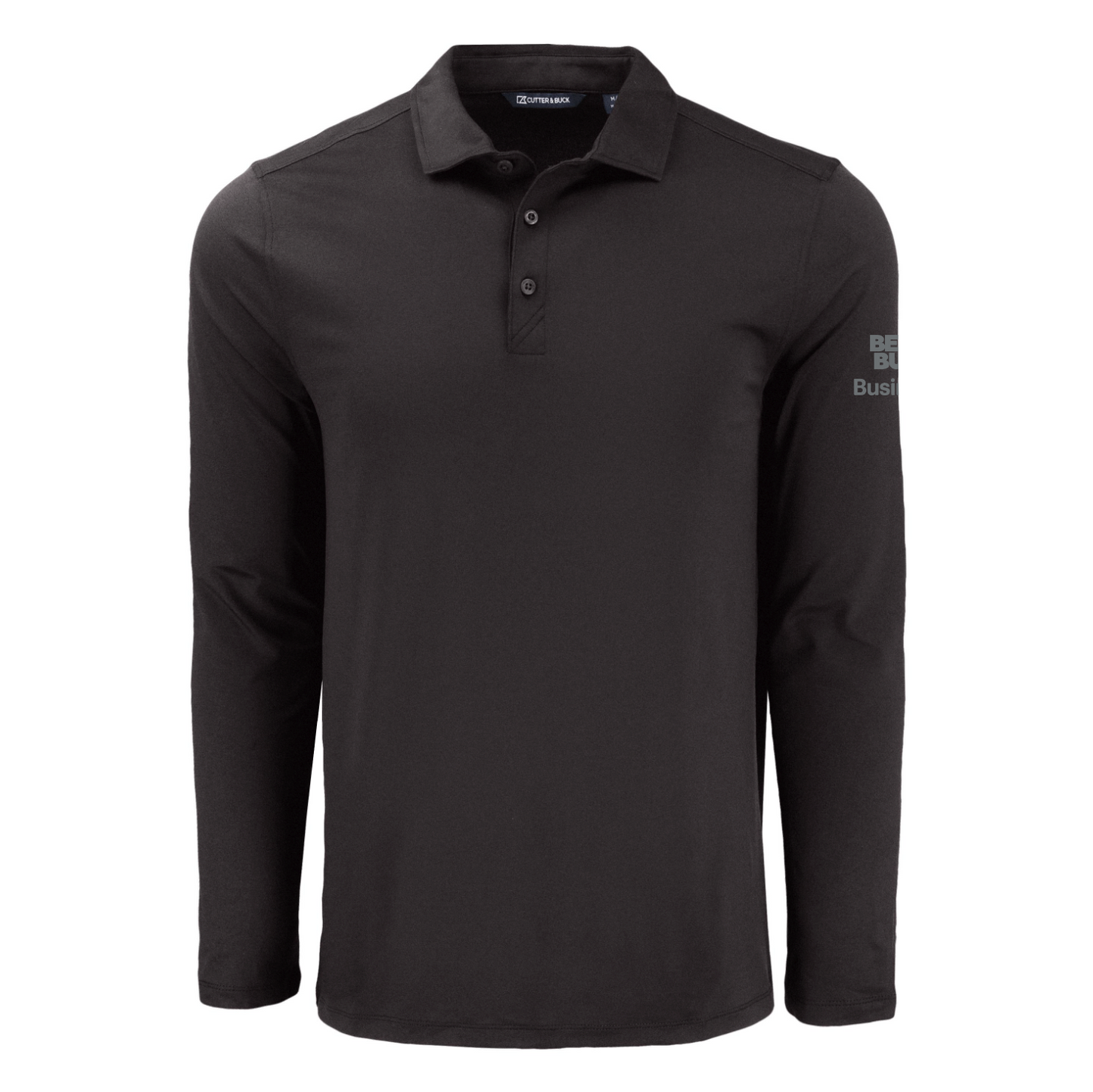 Polo à manches longues pour homme Cutter & Buck Coastline Epic Comfort en tissu recyclé