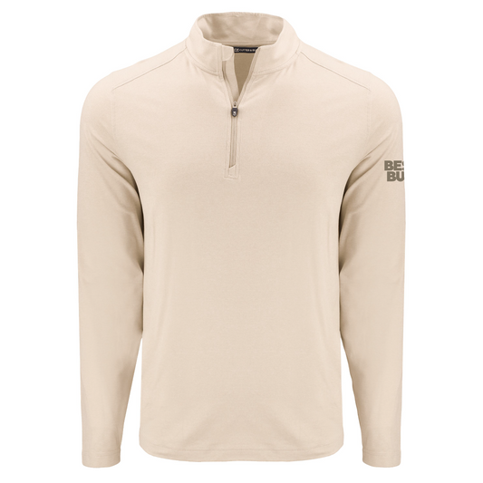 Pull Cutter & Buck Coastline Epic Comfort en tissu recyclé à quart de zip pour homme