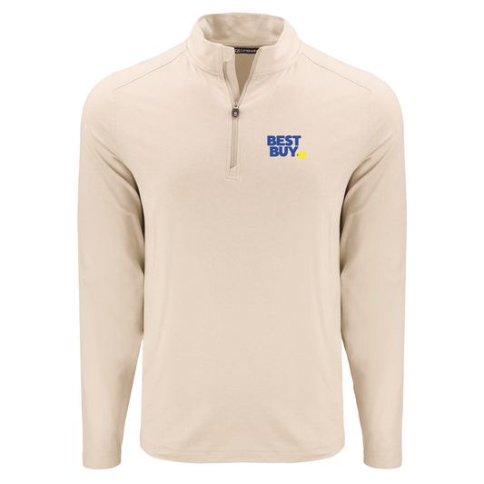 Pull Cutter & Buck Coastline Epic Comfort en tissu recyclé à quart de zip pour homme