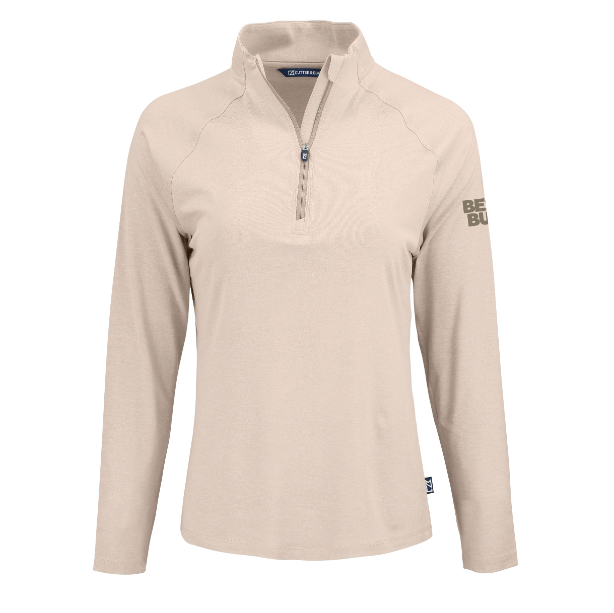Pull à col zippé Cutter & Buck Coastline Epic Comfort en tissu recyclé pour femme