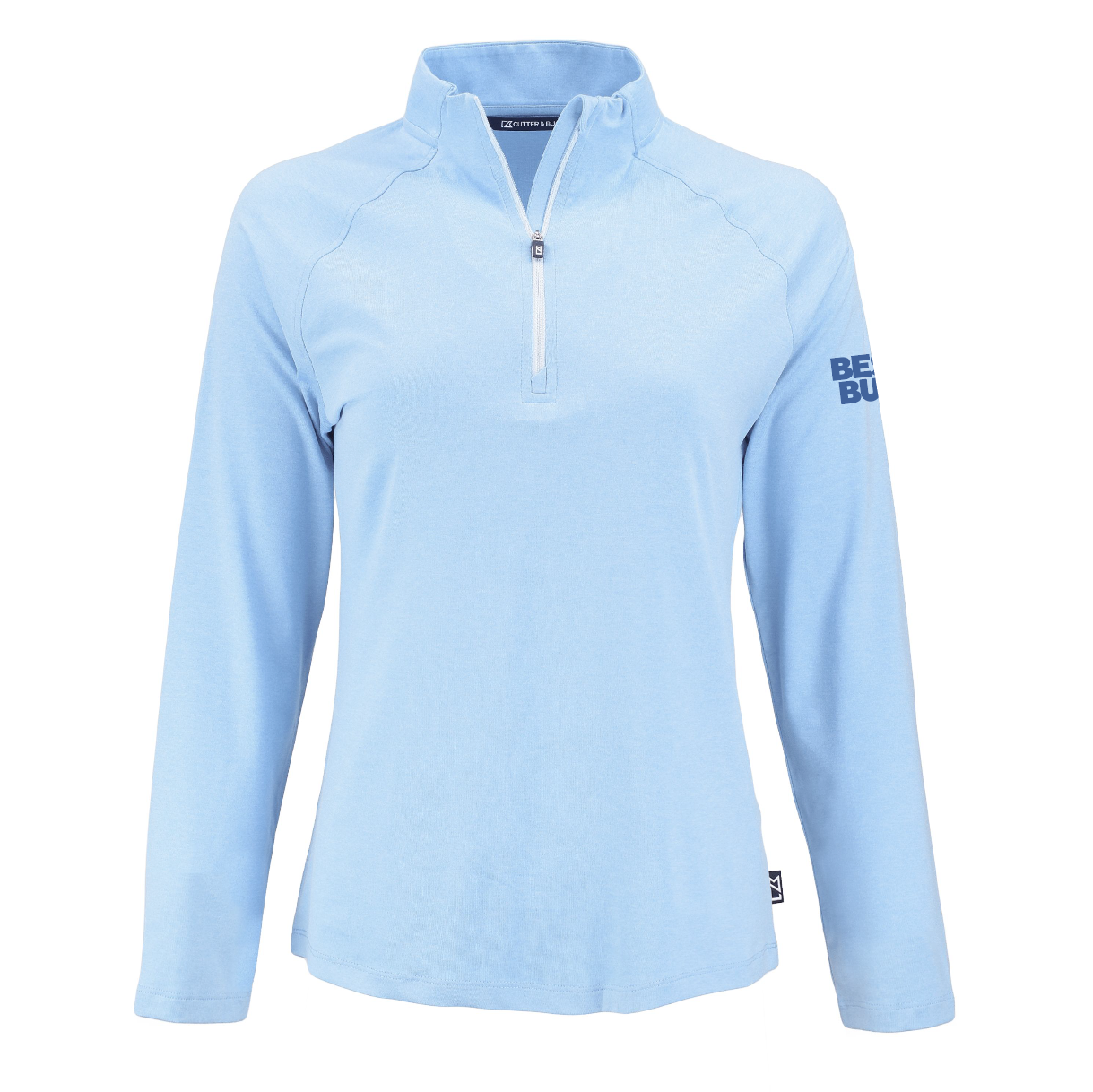 Pull à col zippé Cutter & Buck Coastline Epic Comfort en tissu recyclé pour femme