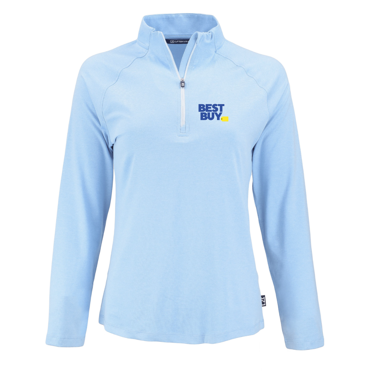 Pull à col zippé Cutter & Buck Coastline Epic Comfort en tissu recyclé pour femme