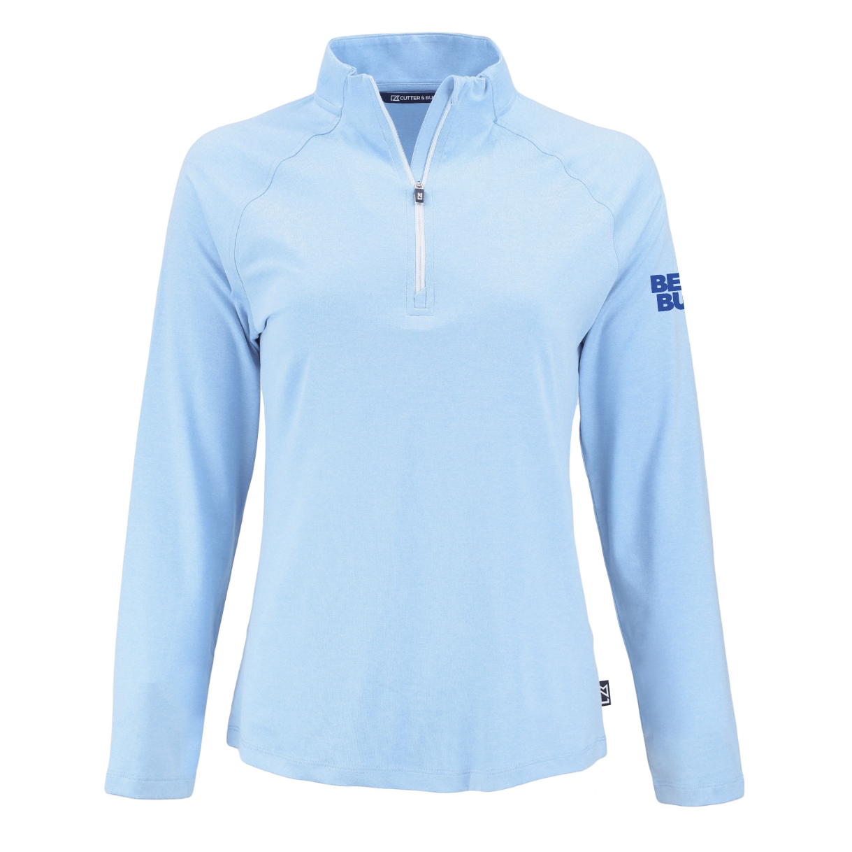 Pull à col zippé Cutter & Buck Coastline Epic Comfort en tissu recyclé pour femme