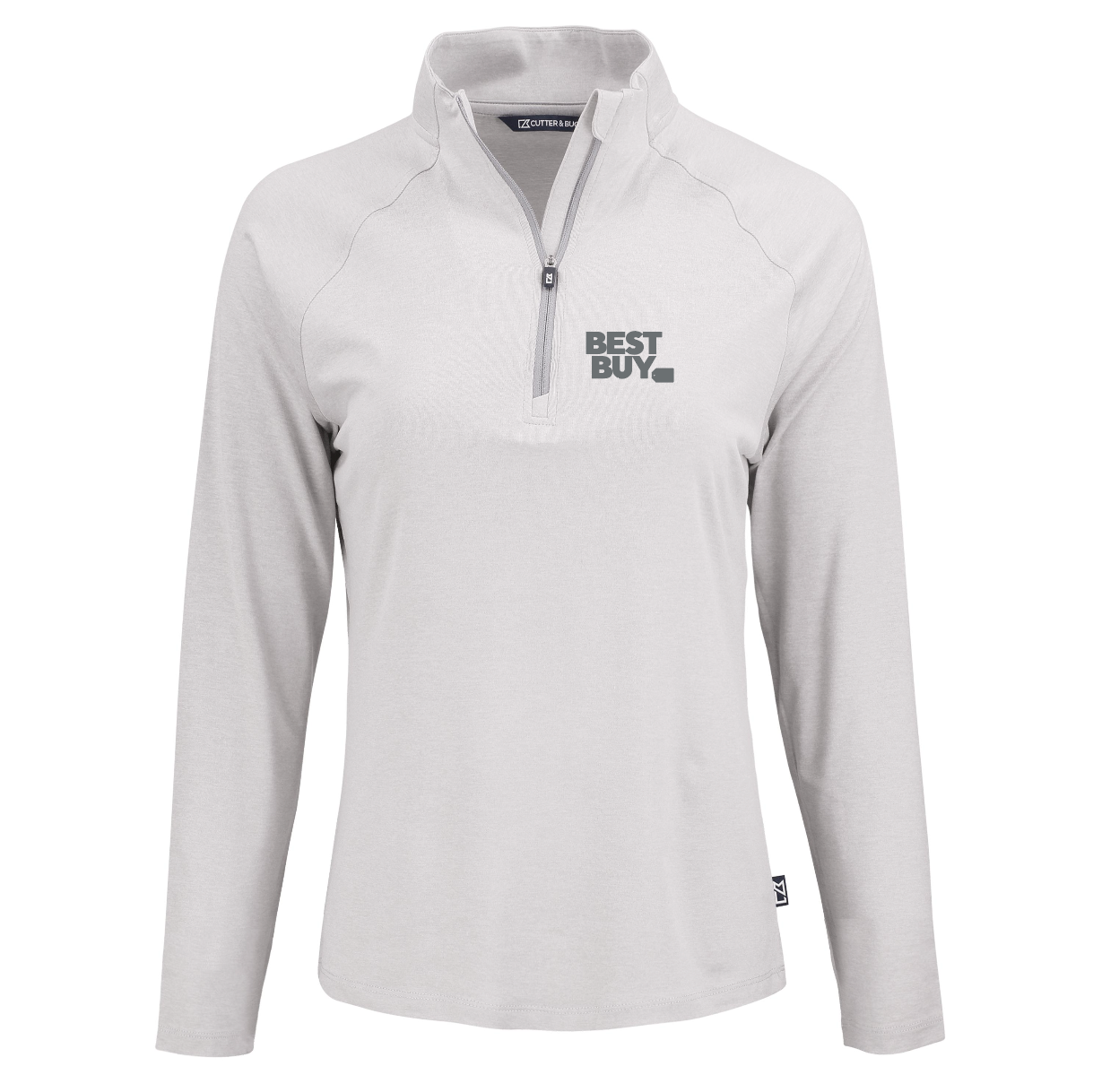 Pull à col zippé Cutter & Buck Coastline Epic Comfort en tissu recyclé pour femme