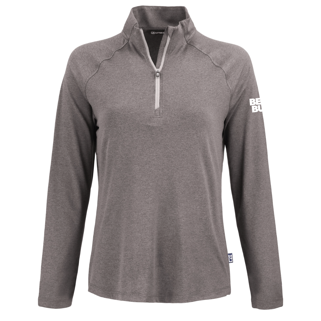 Pull à col zippé Cutter & Buck Coastline Epic Comfort en tissu recyclé pour femme