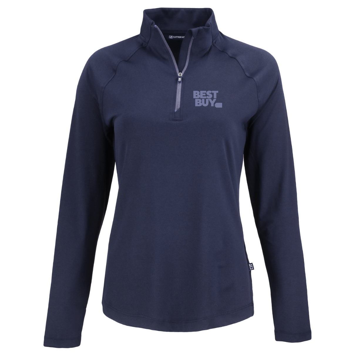 Pull à col zippé Cutter & Buck Coastline Epic Comfort en tissu recyclé pour femme