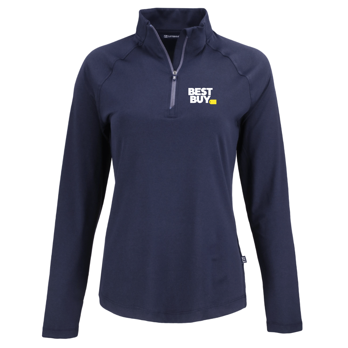 Pull à col zippé Cutter & Buck Coastline Epic Comfort en tissu recyclé pour femme