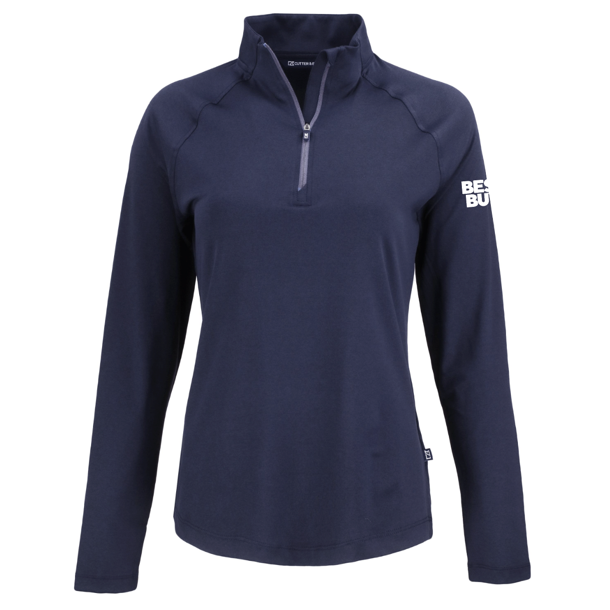 Pull à col zippé Cutter & Buck Coastline Epic Comfort en tissu recyclé pour femme
