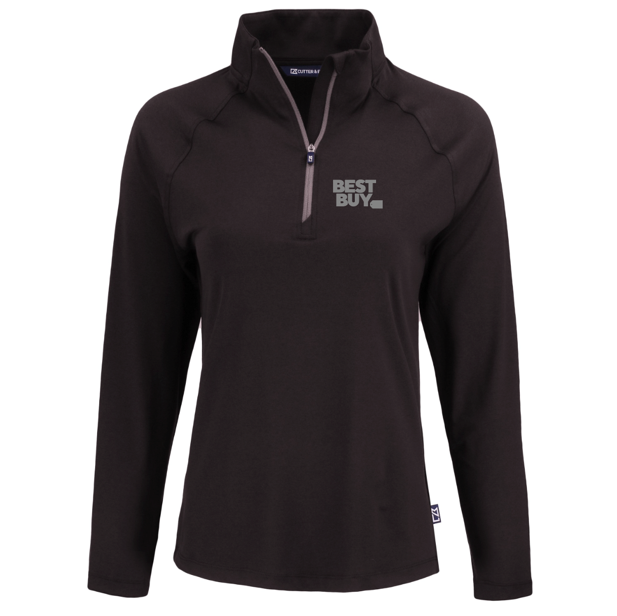 Pull à col zippé Cutter & Buck Coastline Epic Comfort en tissu recyclé pour femme