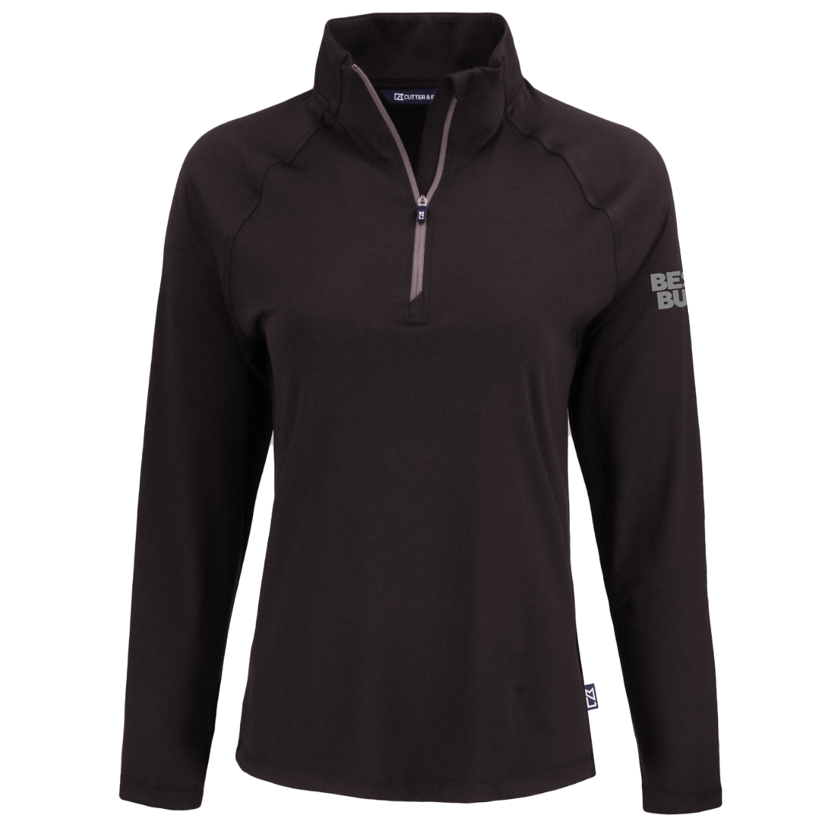 Pull à col zippé Cutter & Buck Coastline Epic Comfort en tissu recyclé pour femme