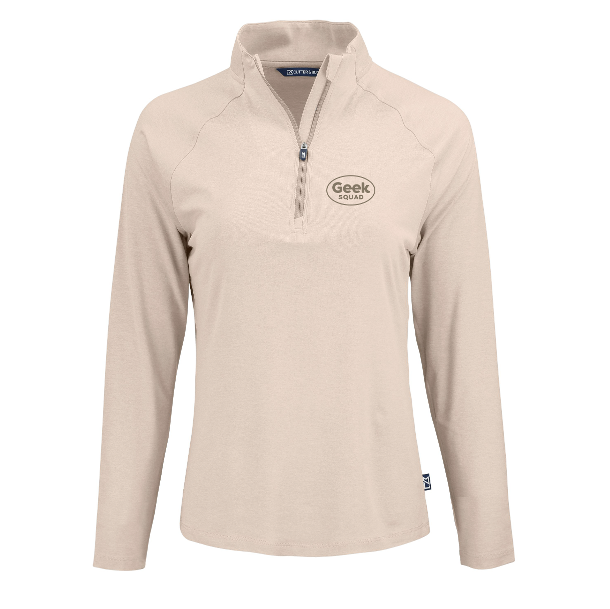 Pull à col zippé Cutter & Buck Coastline Epic Comfort en tissu recyclé pour femme