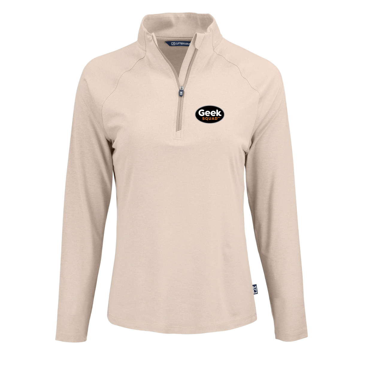Pull à col zippé Cutter & Buck Coastline Epic Comfort en tissu recyclé pour femme