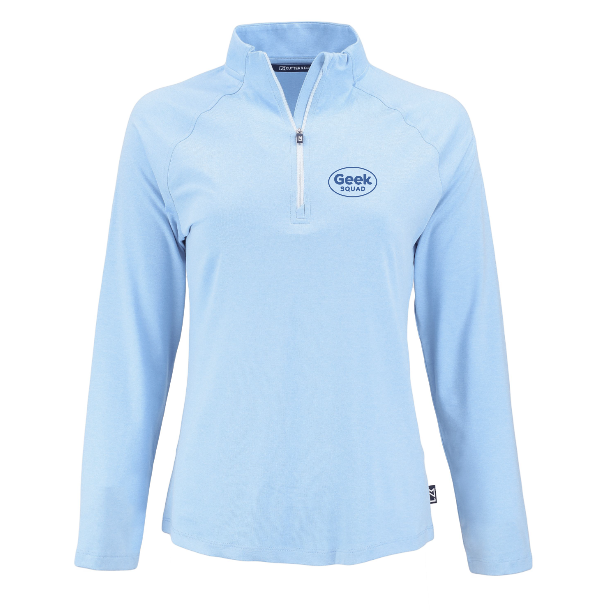 Pull à col zippé Cutter & Buck Coastline Epic Comfort en tissu recyclé pour femme