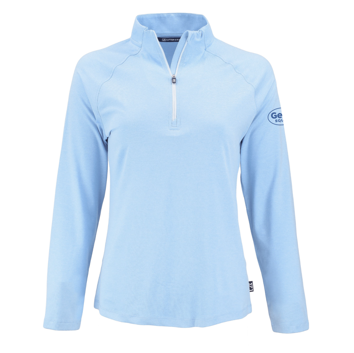 Pull à col zippé Cutter & Buck Coastline Epic Comfort en tissu recyclé pour femme